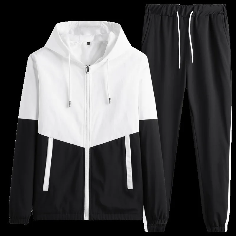 Autumn Sports Suit Men Jacket and Trousers Two Piece Set Casual Running Suit Mens Outfit Set 2023 Fashion Men's Joggers Set 5XL - Image 5