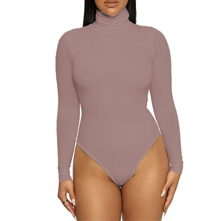 Autumn Winter Base Top Round Neck Long Sleeved Slim Fit Basic Pullovers Fashion Korean Stretch Jumpers Women Bodysuit - Image 13