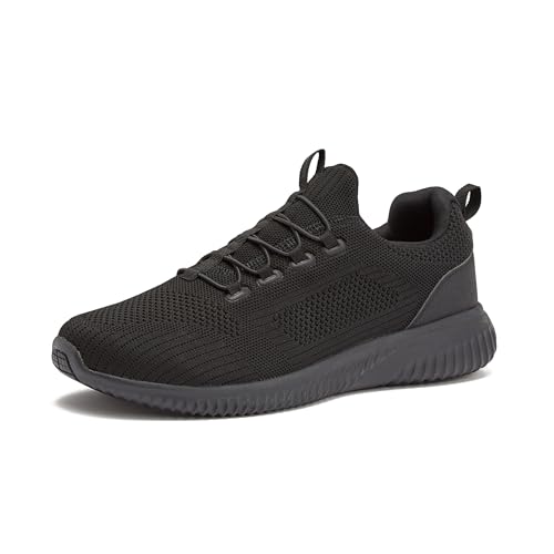 Avia Anchor SR Mesh Slip On Non Slip Shoes for Women, Water Resistant Women's Restaurant, Work & Food Service Sneakers - Black, 8 Medium