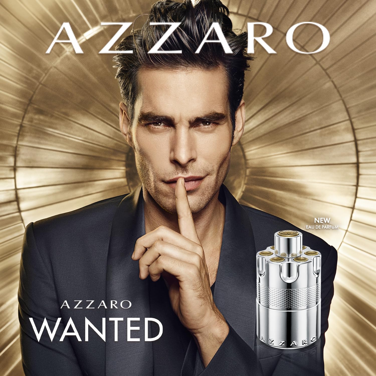 Azzaro Wanted Eau de Parfum - Energizing & Intense Mens Cologne - Woody, Aromatic & Spicy Fragrance - Juniper Berries, Sage, Vetiver - Lasting Wear - Luxury Perfumes for Men - Full Size, 3.3 Fl. Oz - Image 2