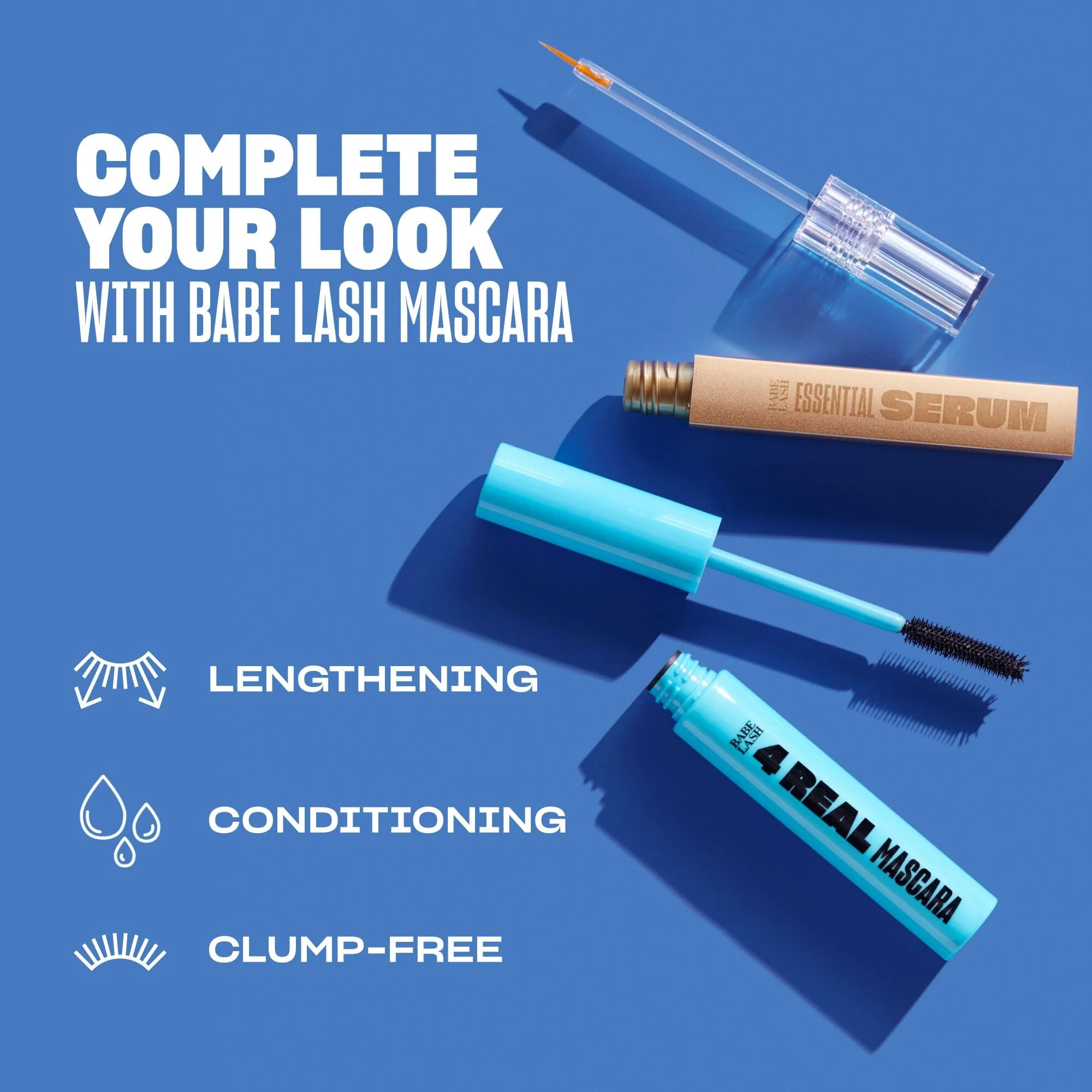 Babe Lash Eyelash & Brow Enhancer Serum for Natural, Fuller & Longer Looking Eyelashes - Eyelash Booster Hydrates Lashes - Used on Lash, Brow & Lash Extensions - 0.03 Fl Oz - Image 4