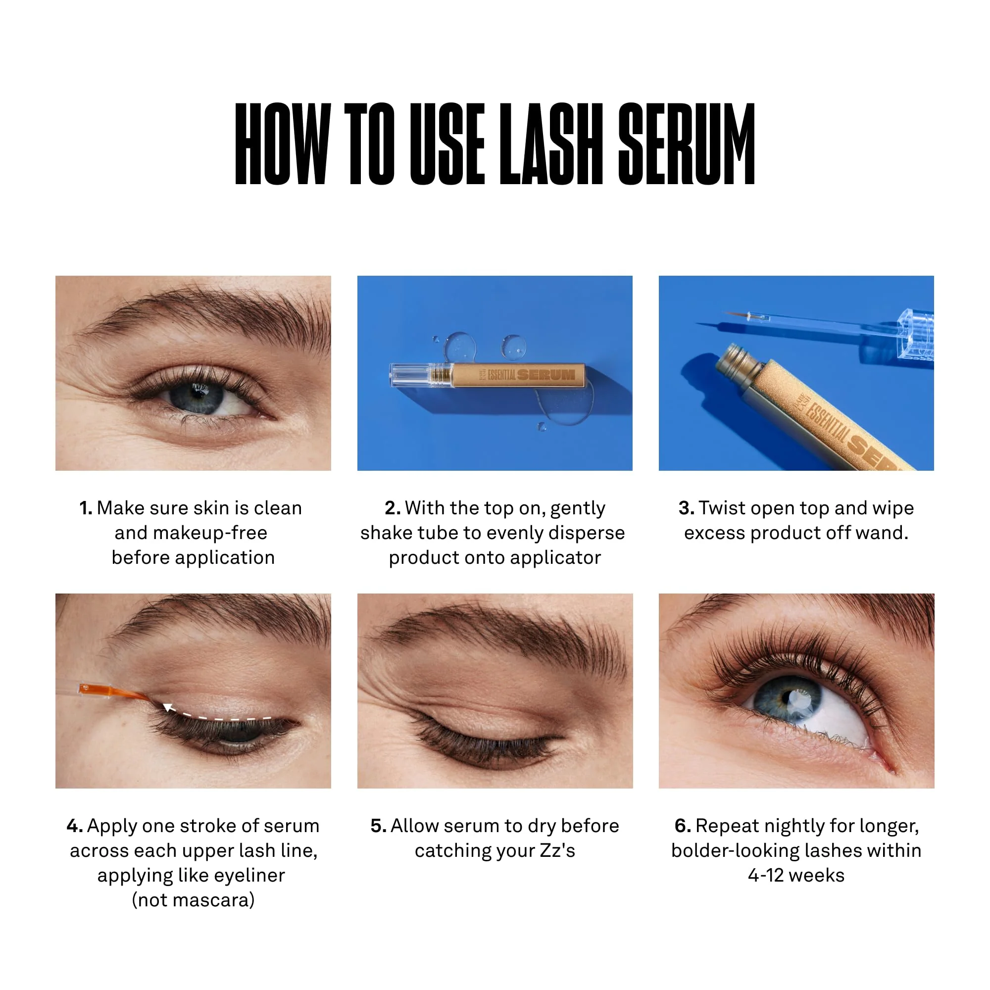 Babe Lash Eyelash & Brow Enhancer Serum for Natural, Fuller & Longer Looking Eyelashes - Eyelash Booster Hydrates Lashes - Used on Lash, Brow & Lash Extensions - 0.03 Fl Oz - Image 7