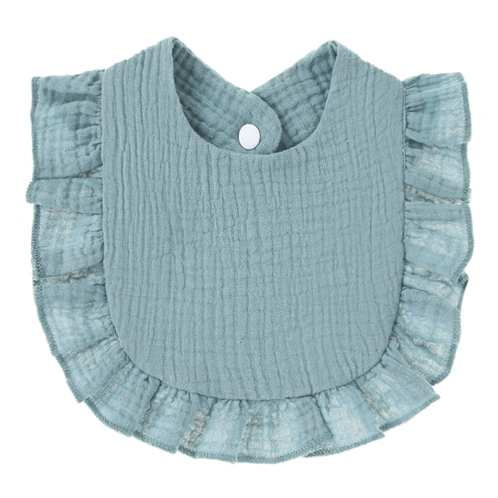 Baby Bibs Burp Cloths Lace Bibs Soft Cotton Adjustable Bib Korean Style Newborn Feeding Bibs Infants Saliva Towel - Image 10