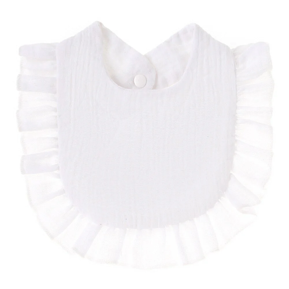 Baby Bibs Burp Cloths Lace Bibs Soft Cotton Adjustable Bib Korean Style Newborn Feeding Bibs Infants Saliva Towel - Image 18