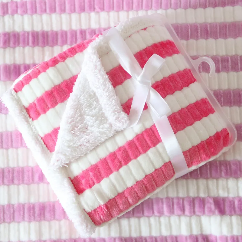 Baby Blankets New Thicken Double Layer Coral Fleece Infant Swaddle Bebe Envelope Wrap Owl Printed Newborn Baby Bedding Blanket - Image 26