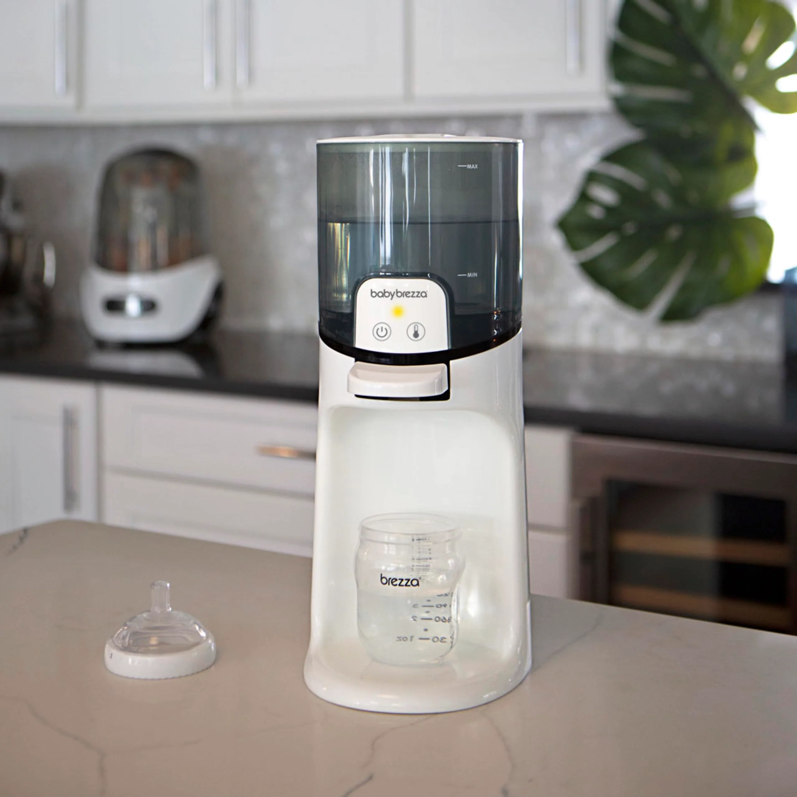 Baby Brezza Instant Warmer – Instantly Dispense Warm Water at Perfect Baby Bottle Temperature - Traditional Baby Bottle Warmer Replacement - Fast Baby Formula Bottles 24/7 – 3 Temperatures - Image 2