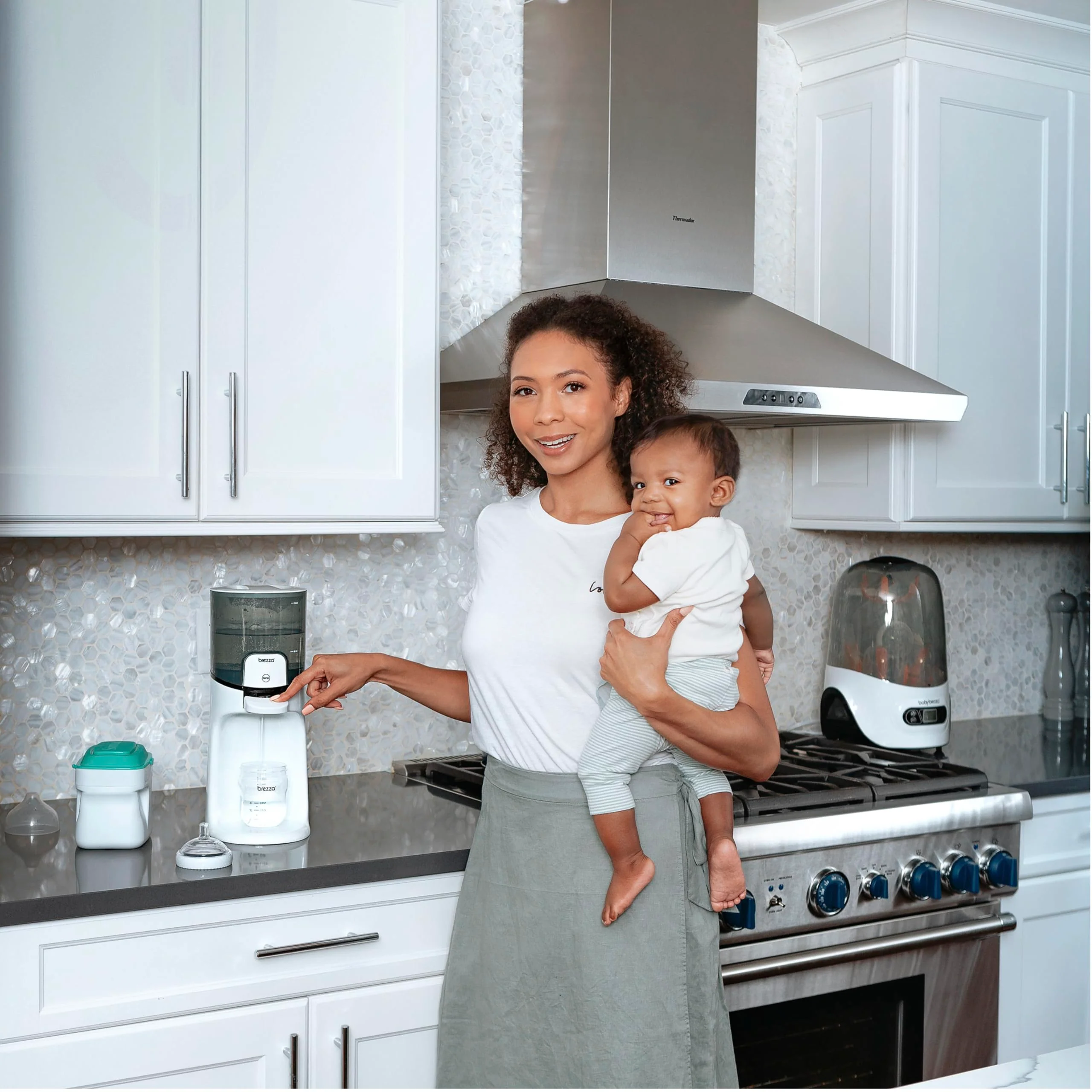 Baby Brezza Instant Warmer – Instantly Dispense Warm Water at Perfect Baby Bottle Temperature - Traditional Baby Bottle Warmer Replacement - Fast Baby Formula Bottles 24/7 – 3 Temperatures - Image 4