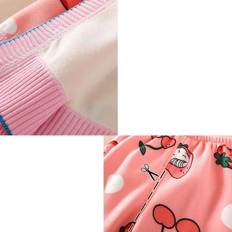 Baby Clothes Sets Boys Girls Cotton Outfit Knit Clothing Suit Kids Girls Knitted Jacket+Pants 2Pcs - Image 23