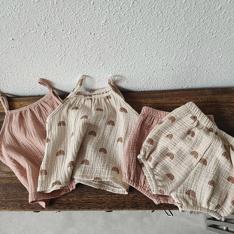 Baby Clothing Set Children's Solid Color Long-sleeve Elastic Trousers Two Piece Suit Spring Newborn Boys Girls Pants Outfit - Image 6