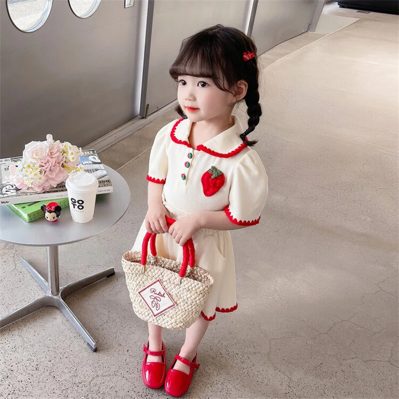Baby Girls Clothing Sets Summer Children T Shirt Shorts 2 Pieces Suit - Image 12