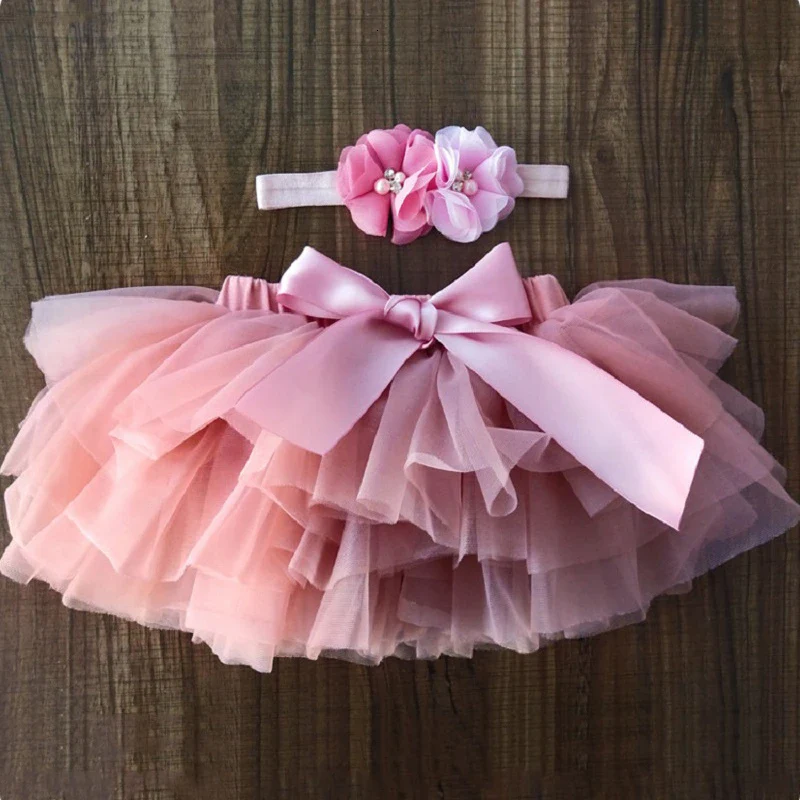 Baby Girls Ruffle Short Pant For Newborn Toddler Kids 2019 New Summer Diaper Cover Bloomers Shorts Large PP Pants Pink Beige 12M - Image 6