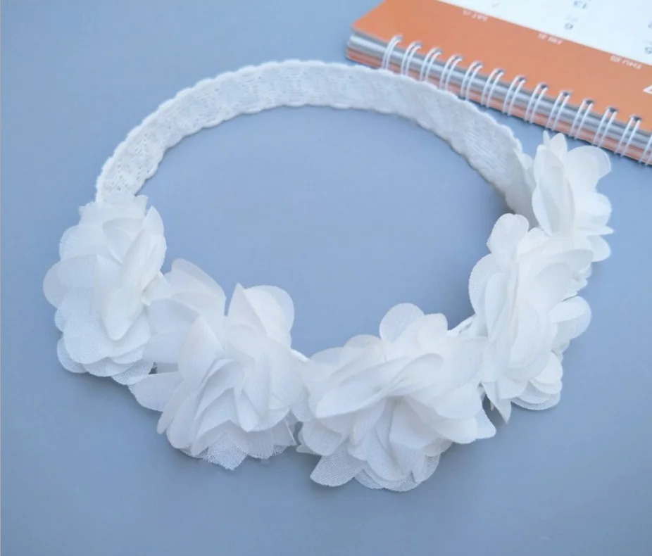 baby headband korean newborn hair bands baby girls hair accessories DIY flowers Children photographed kids photos accessory - Image 12