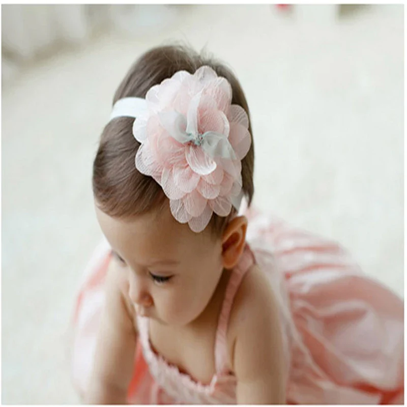 baby headband korean newborn hair bands baby girls hair accessories DIY flowers Children photographed kids photos accessory - Image 13