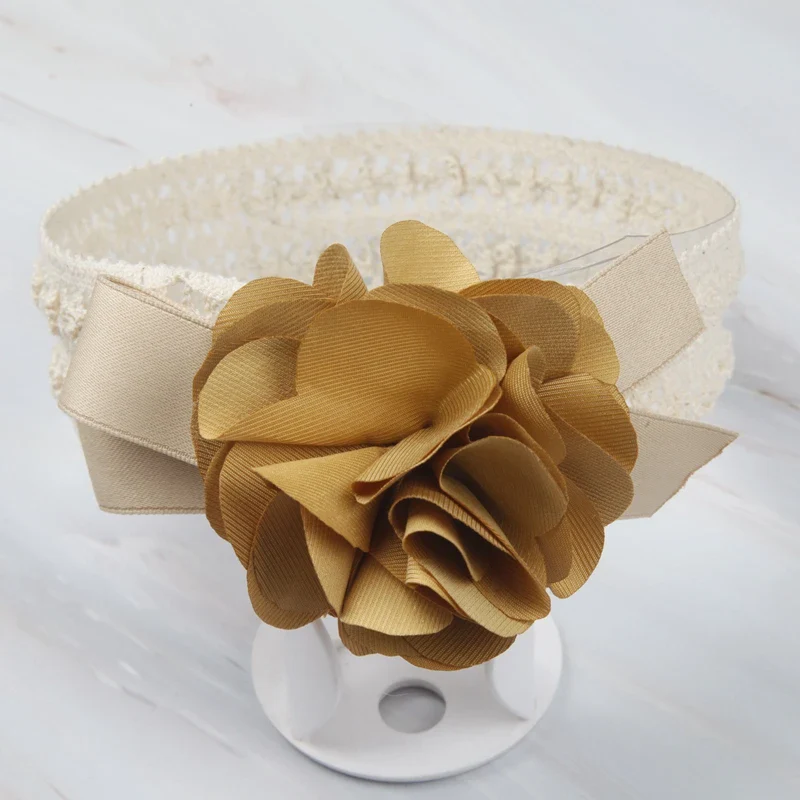 baby headband korean newborn hair bands baby girls hair accessories DIY flowers Children photographed kids photos accessory - Image 16