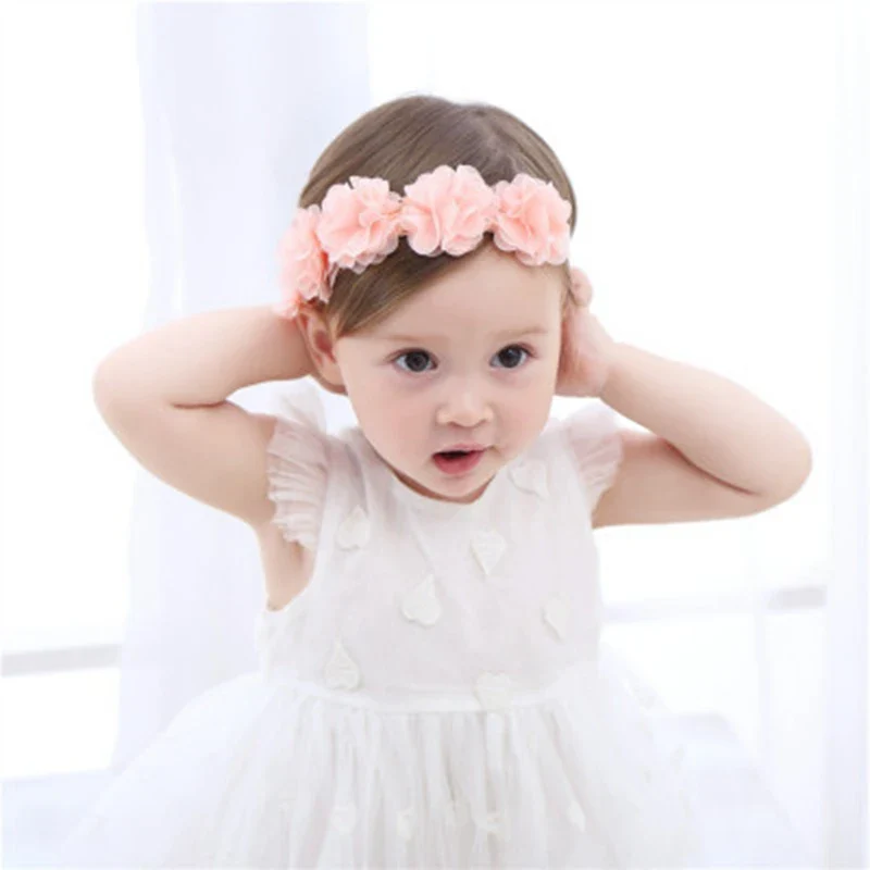 baby headband korean newborn hair bands baby girls hair accessories DIY flowers Children photographed kids photos accessory - Image 21
