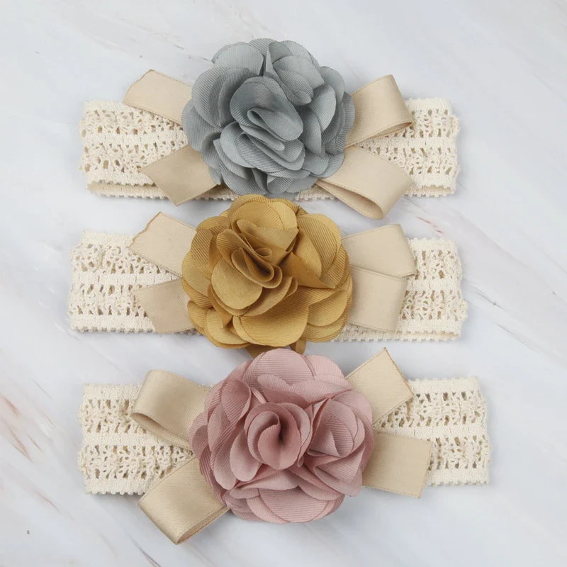 baby headband korean newborn hair bands baby girls hair accessories DIY flowers Children photographed kids photos accessory - Image 22