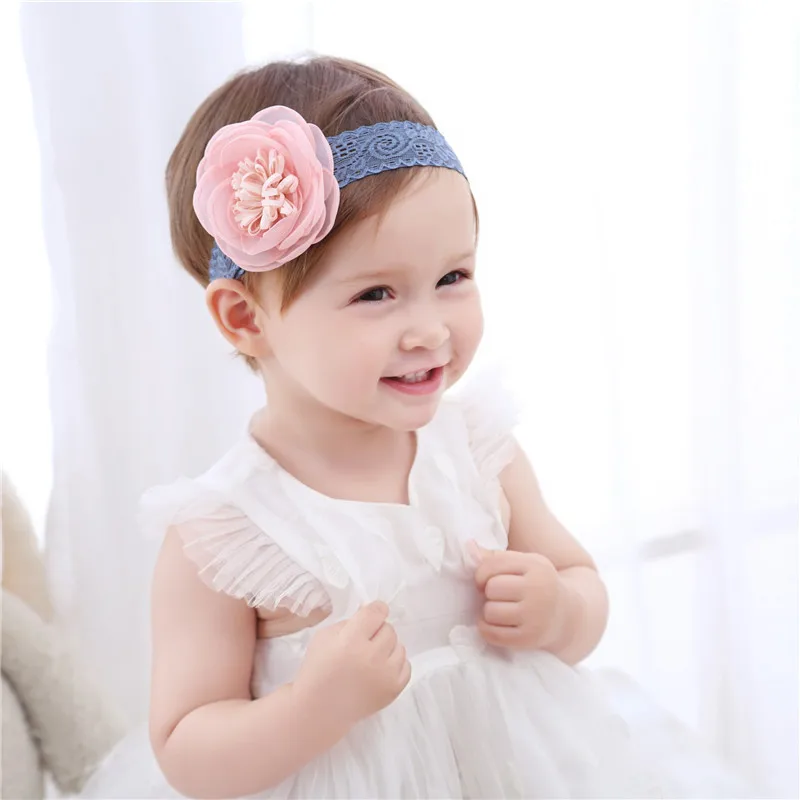 baby headband korean newborn hair bands baby girls hair accessories DIY flowers Children photographed kids photos accessory - Image 4
