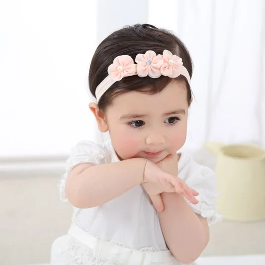 baby headband korean newborn hair bands baby girls hair accessories DIY flowers Children photographed kids photos accessory - Image 9