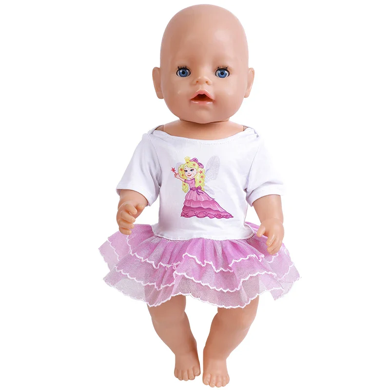 Baby New Born Doll Clothes Fit 17 Inch 43cm Dolls Fashion Mermaid Unicorn Dress Nendroid Clothes Accessories Baby Birthday Gift - Image 6