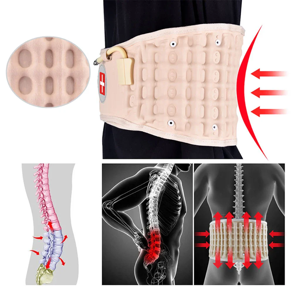 Back Decompression Belt Lumbar Support for Back Pain Relief lumbar disc herniation lumbar traction belt lumbar traction device - Image 5