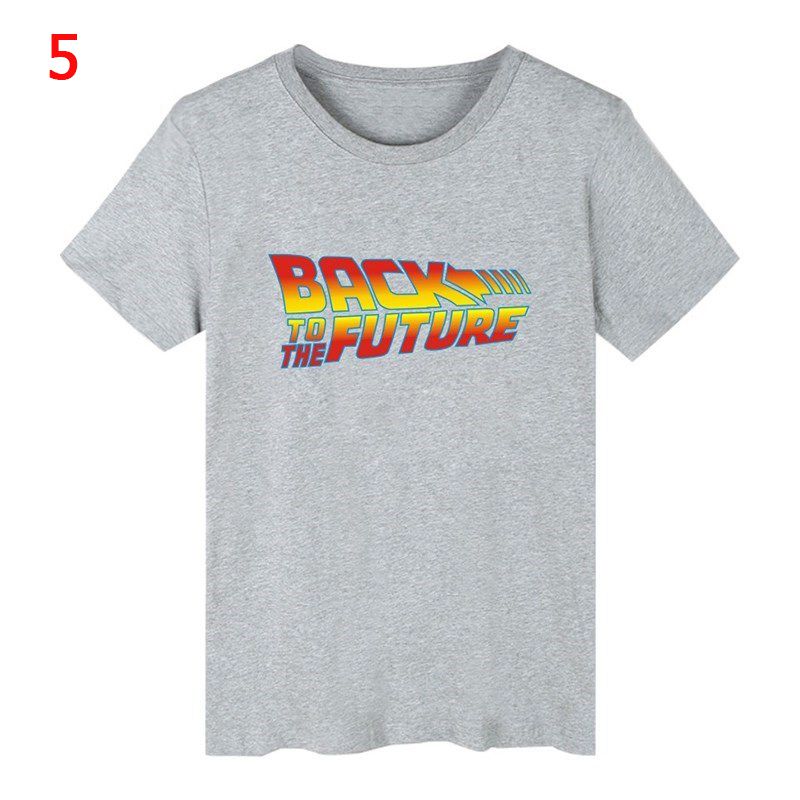 Back To The Future Tshirt Luminous T Shirt camiseta Summer Short Sleeve T Shirts back to future - Image 21