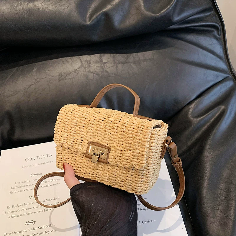 Bag Female Beach Summer Special-Interest Design Straw Woven Bag - Image 6