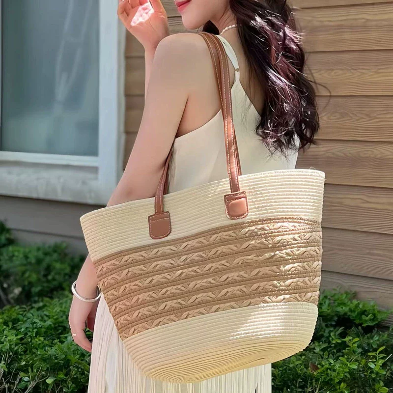 Bag Female Beach Vacation Style Seaside Woven Bag - Image 6