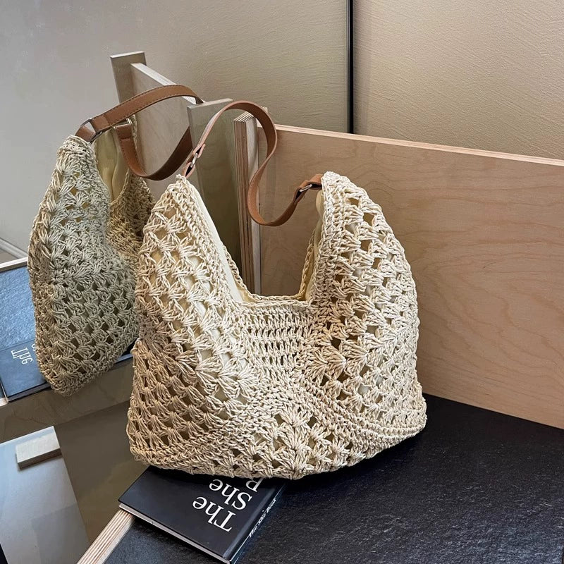Bag Female Online Influencer French Seaside Holiday Straw Woven Bag - Image 6