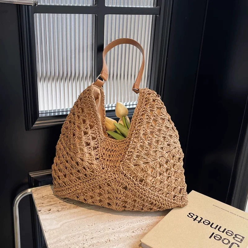 Bag Female Online Influencer French Seaside Holiday Straw Woven Bag - Image 7