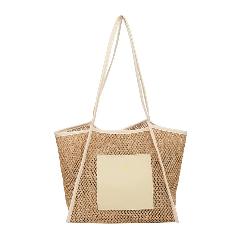 Bag Female Summer Cut Out Work Clothing Straw Woven Bag - Image 5