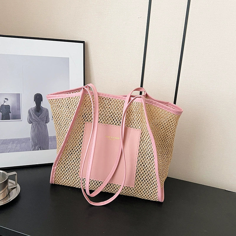 Bag Female Summer Cut Out Work Clothing Straw Woven Bag - Image 8