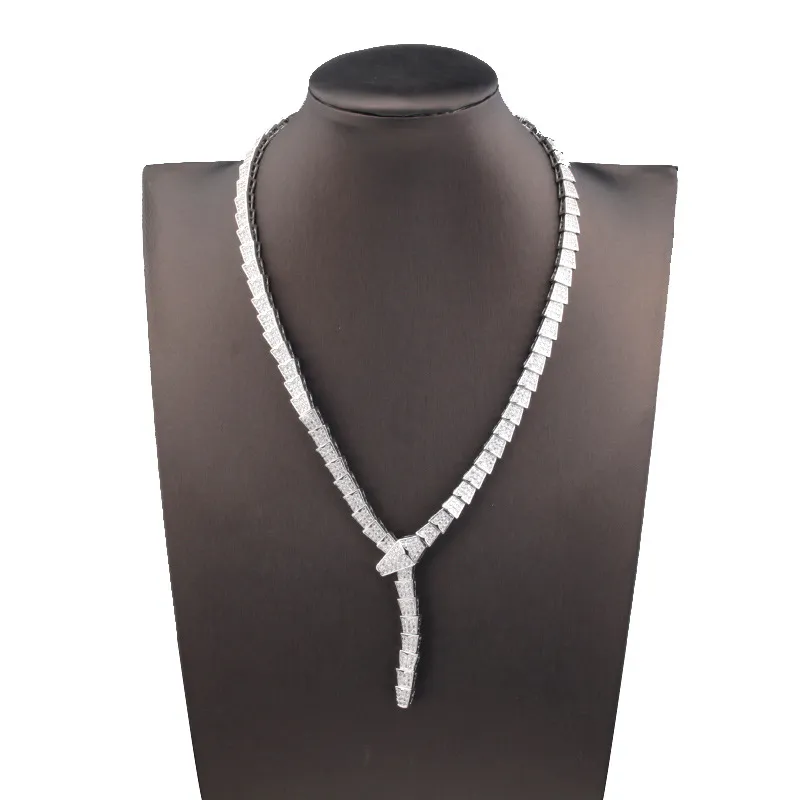 BAL Sterling Silver Color Snake-shape Collar Charm Tiny Serpenti-shape Necklace Women Trendy Fashion Luxury Jewelry Giftf - Image 17