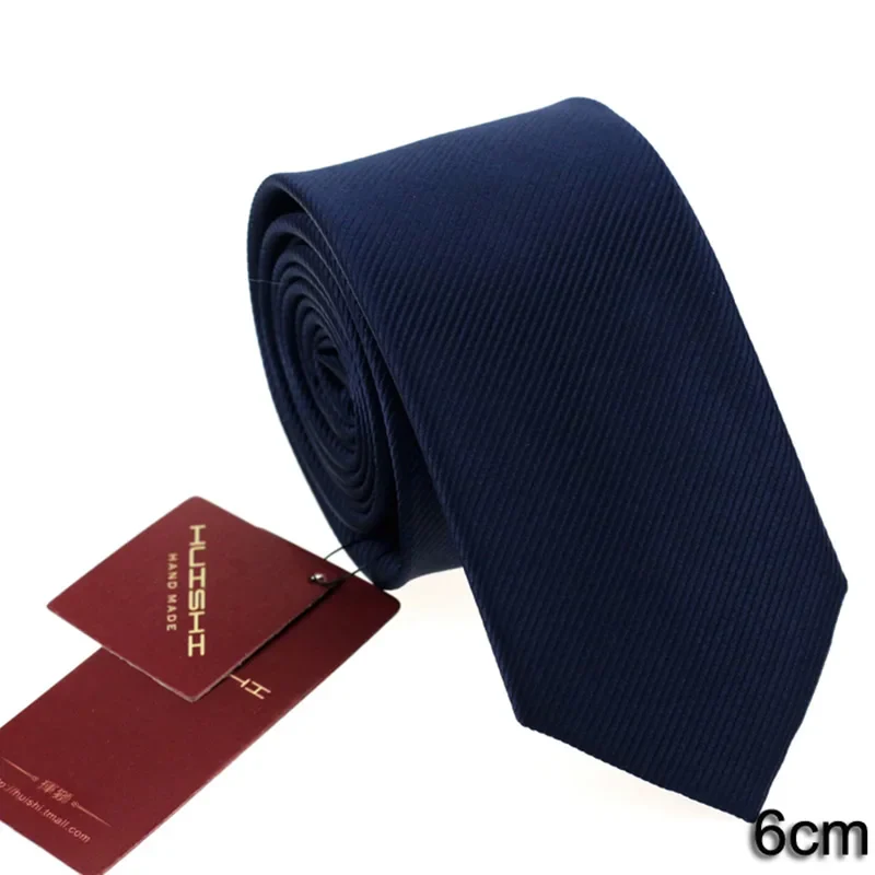 Banquet England Style Necktie Journalist Stripe Shape Waterproof Tie Men Formal Business Navy Solid Suit Evening Dress Neck Tie - Image 28