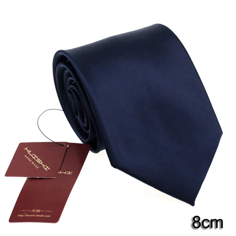 Banquet England Style Necktie Journalist Stripe Shape Waterproof Tie Men Formal Business Navy Solid Suit Evening Dress Neck Tie - Image 31