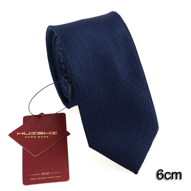 Banquet England Style Necktie Journalist Stripe Shape Waterproof Tie Men Formal Business Navy Solid Suit Evening Dress Neck Tie - Image 25