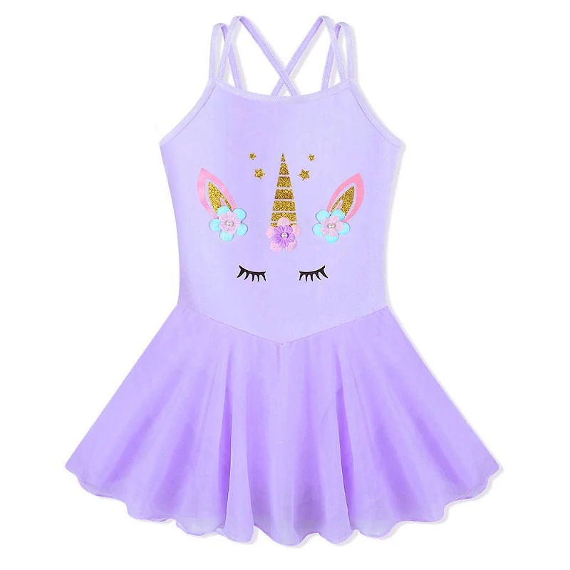 BAOHULU Cotton Dress for Girls Sleeveless Ballet Pink Color Ballet Tutu Carton Print Princess Dance Wear Ballerina Pink Dress - Image 10