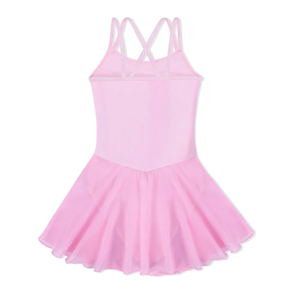 BAOHULU Cotton Dress for Girls Sleeveless Ballet Pink Color Ballet Tutu Carton Print Princess Dance Wear Ballerina Pink Dress - Image 15