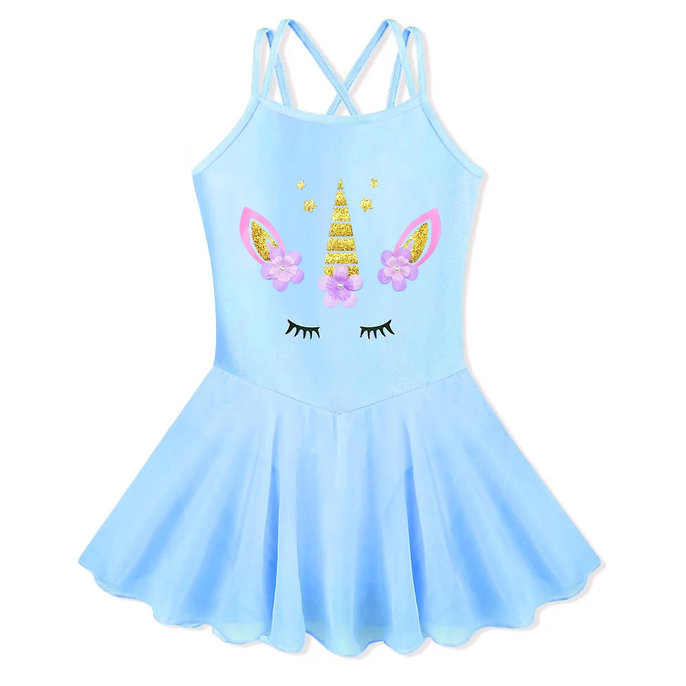BAOHULU Cotton Dress for Girls Sleeveless Ballet Pink Color Ballet Tutu Carton Print Princess Dance Wear Ballerina Pink Dress - Image 6