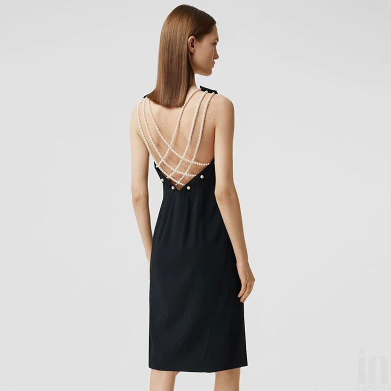 Bare Back Slim-Fit Party Party Dress Bandage Dress