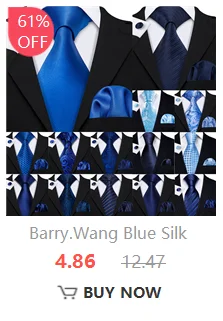 Barry.Wang Gold Silk Mens Tie Hanky Cufflinks Set Yellow Beige Orange Luxury Jacquard Necktie For Male Wedding Business Party - Image 16