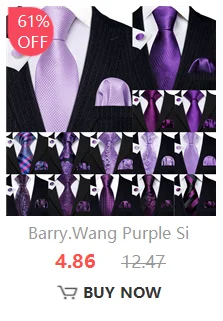 Barry.Wang Gold Silk Mens Tie Hanky Cufflinks Set Yellow Beige Orange Luxury Jacquard Necktie For Male Wedding Business Party - Image 19