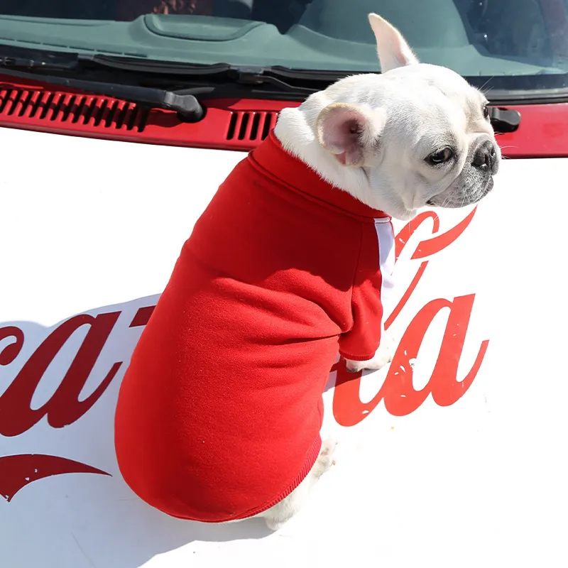 Baseball Dog Jacket Winter Dog Clothes for Small Medium Dogs Puppy Pet Vest French Bulldog Sweatshirt Chihuahua Costume Pug Coat - Image 4