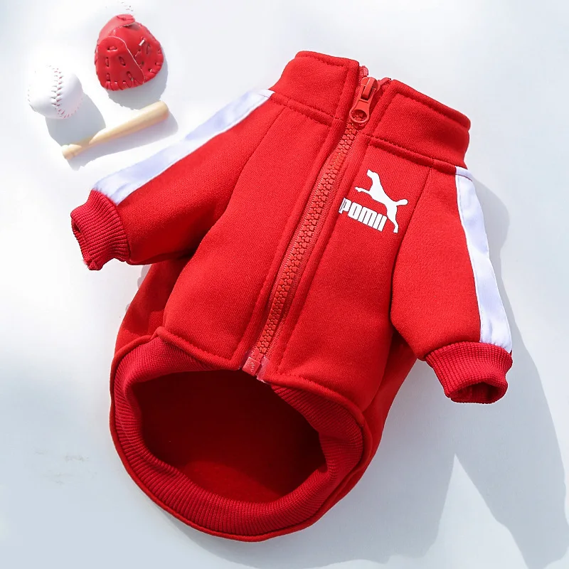 Baseball Dog Jacket Winter Dog Clothes for Small Medium Dogs Puppy Pet Vest French Bulldog Sweatshirt Chihuahua Costume Pug Coat - Image 7