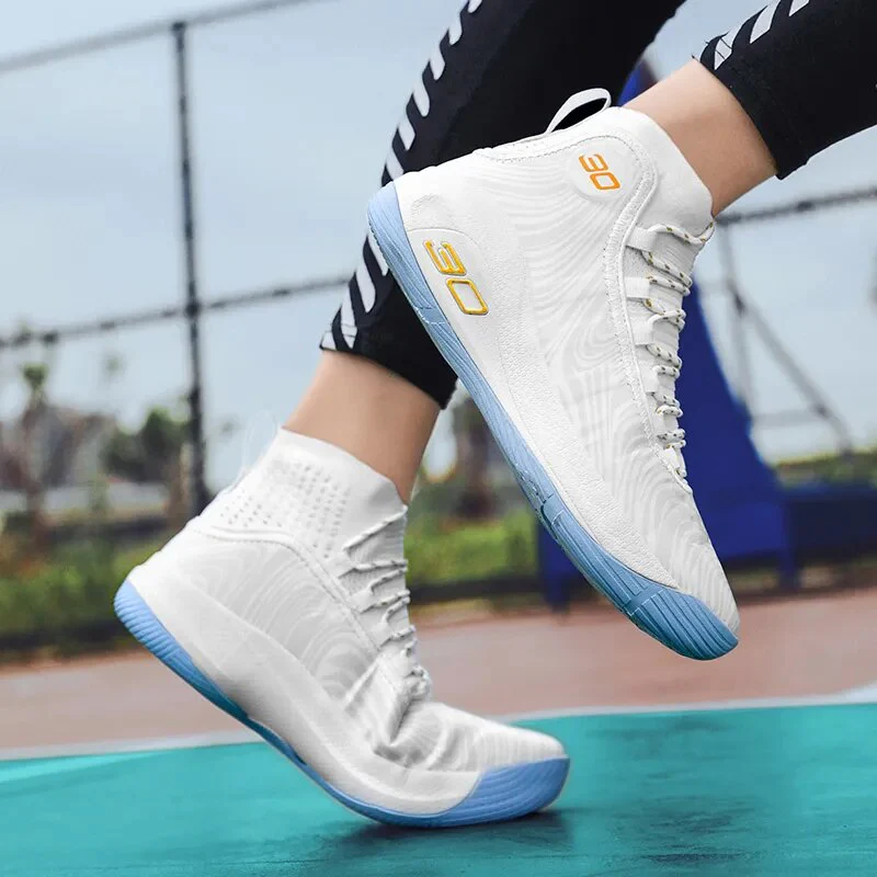 Basketball Shoes for Men Lace-Up High Top Sneakers Mens Retro Basketball Shoes Breathable Trend Men Sneakers Walking Shoes - Image 11