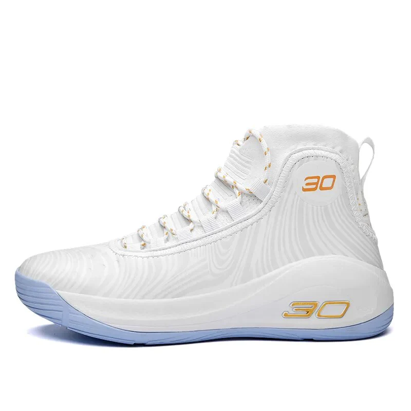 Basketball Shoes for Men Lace-Up High Top Sneakers Mens Retro Basketball Shoes Breathable Trend Men Sneakers Walking Shoes - Image 8