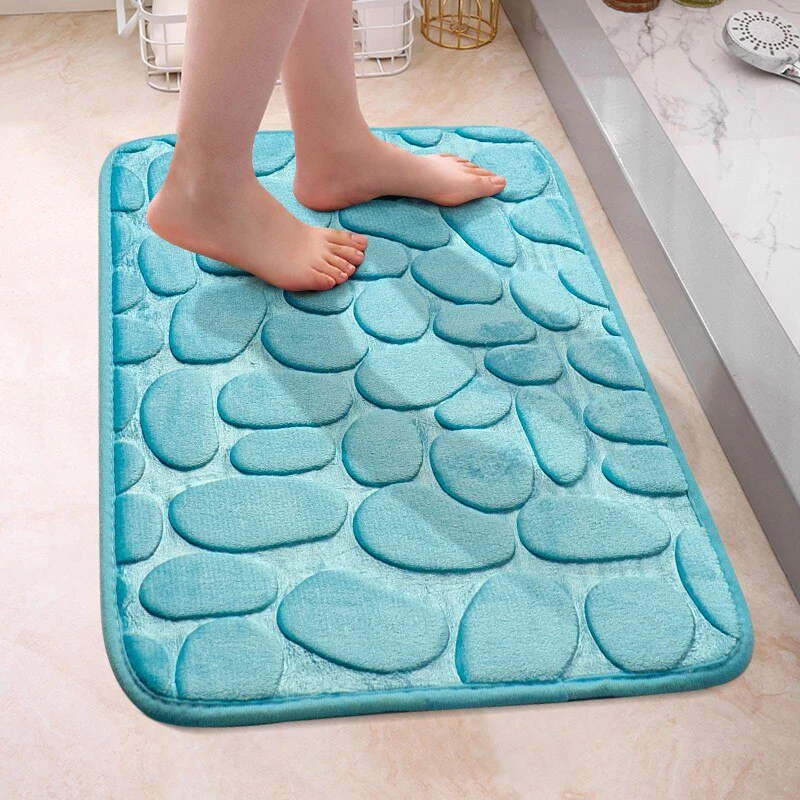 Bath Rugs Mat Bathroom Floor Mat Set Memory Foam Bathmat Non Slip Washable Carpet - Image 3
