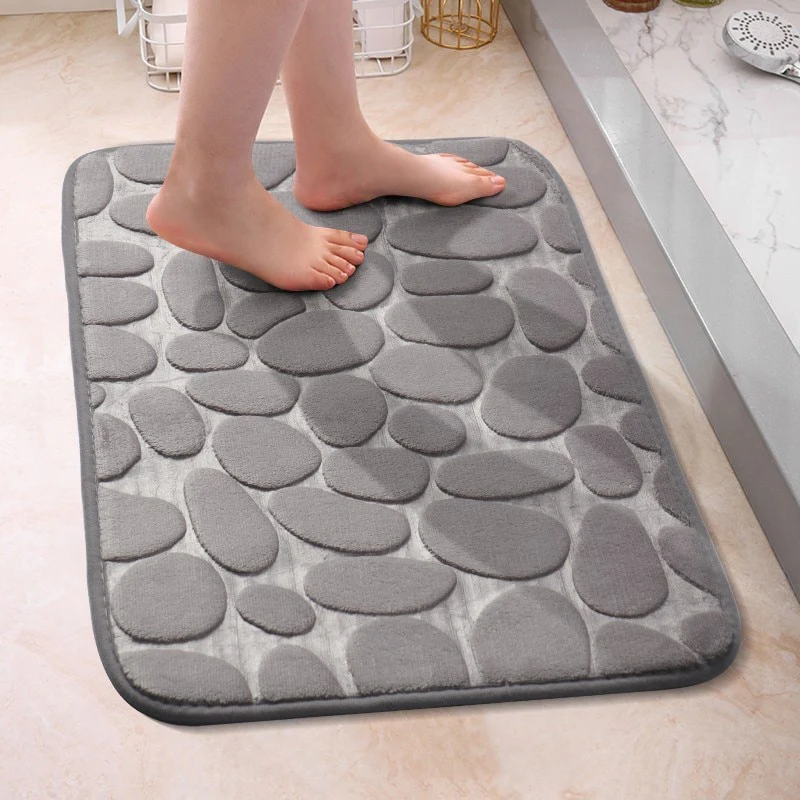Bath Rugs Mat Bathroom Floor Mat Set Memory Foam Bathmat Non Slip Washable Carpet - Image 4