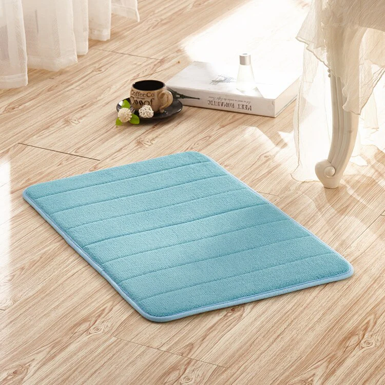 Bathroom Bath Mat Cobblestone Embossed Non Slip Mat In Bathtub Floor Rug Shower Room Doormat Memory Foam Cobblestone Mat - Image 12