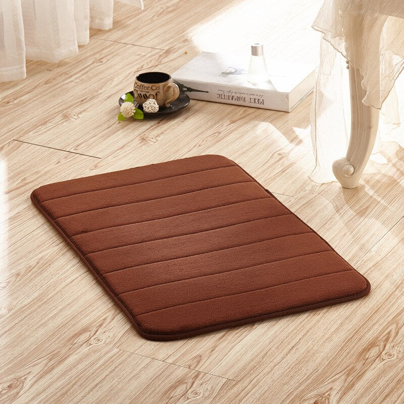 Bathroom Bath Mat Cobblestone Embossed Non Slip Mat In Bathtub Floor Rug Shower Room Doormat Memory Foam Cobblestone Mat - Image 7