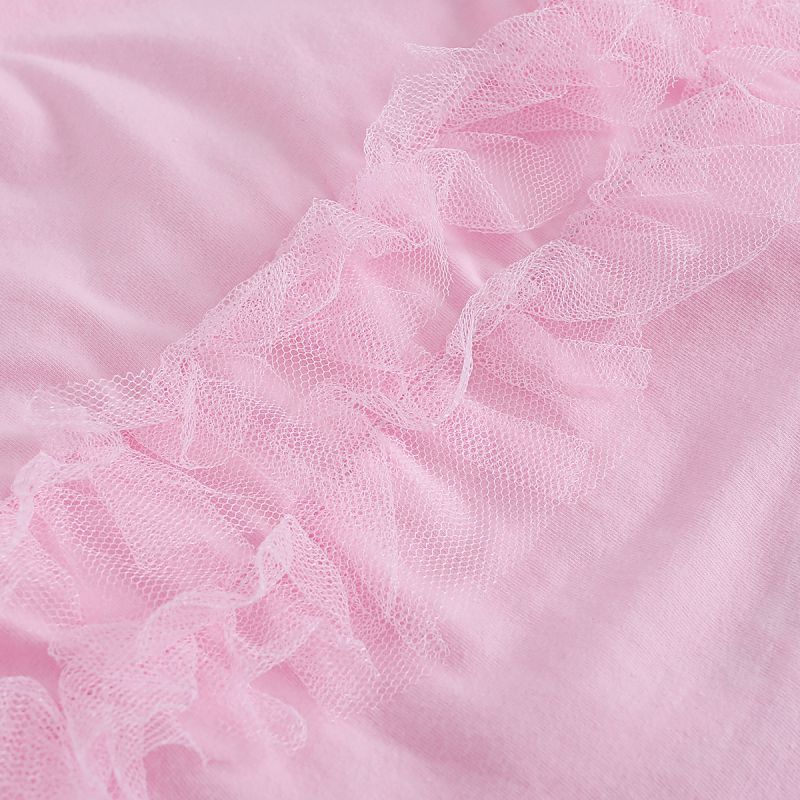 Baywell 0-24M Princess Baby Girls Rompers Embroidered Little Pink Dress Ruffles Short Sleeve Jumpsuits Birthday Clothes - Image 7